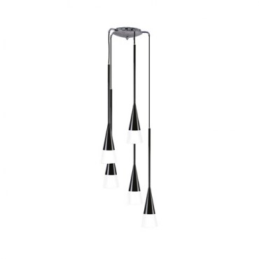 Люстра подвесная Lightstar 804257 CONICITA 5х40W Black